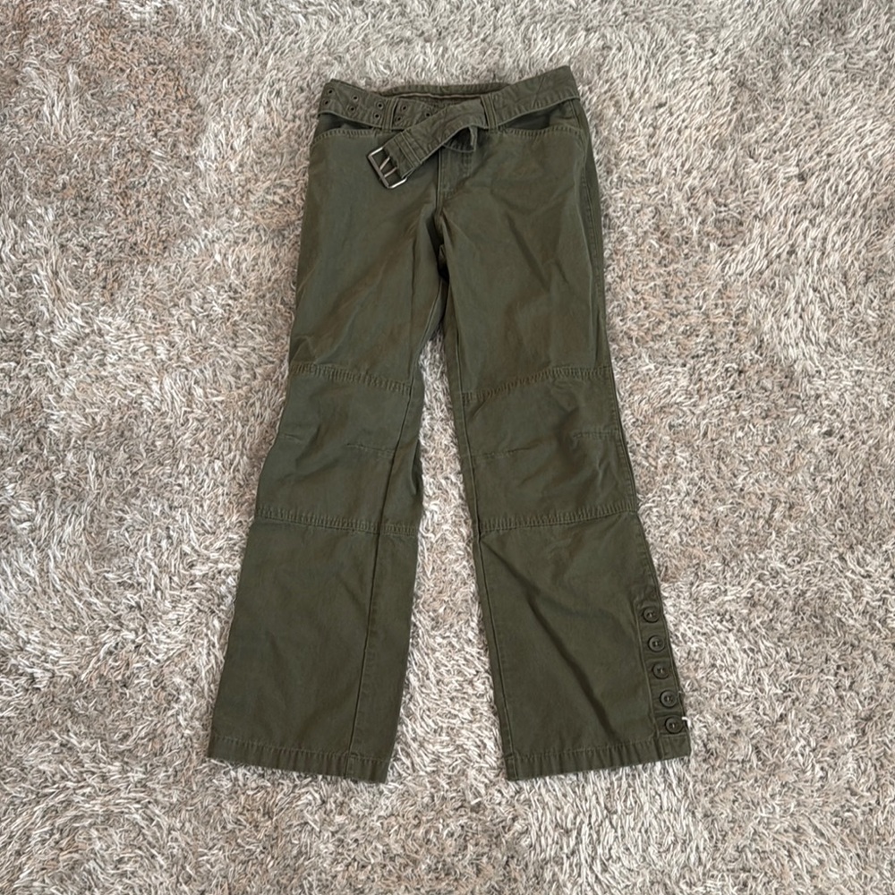 Columbia Vertex Green Cargo Pants with Belt